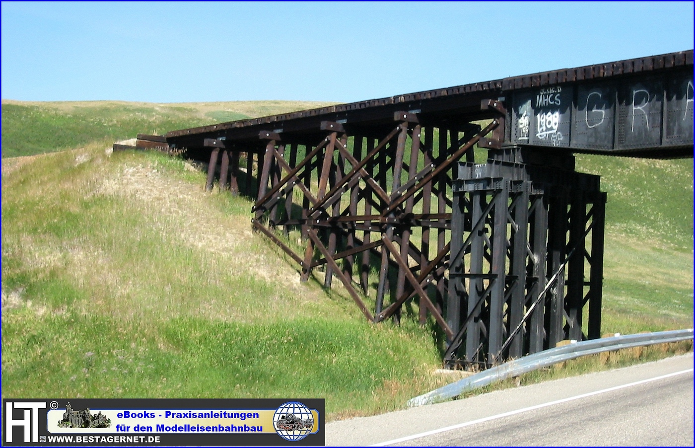 West-Kanada Eisenbahnbrücke