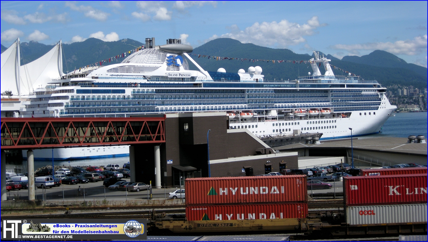 Vancouver Island Princess Container freight