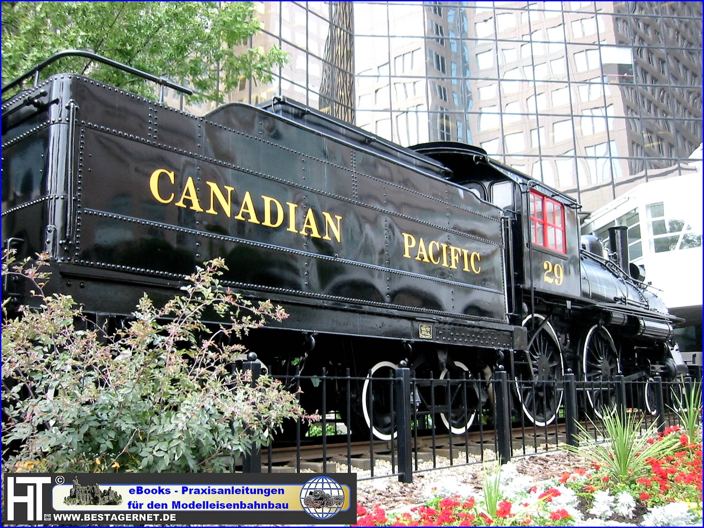 Dampflok 29 der Canadian Pacific Hauptverwaltung Calgary