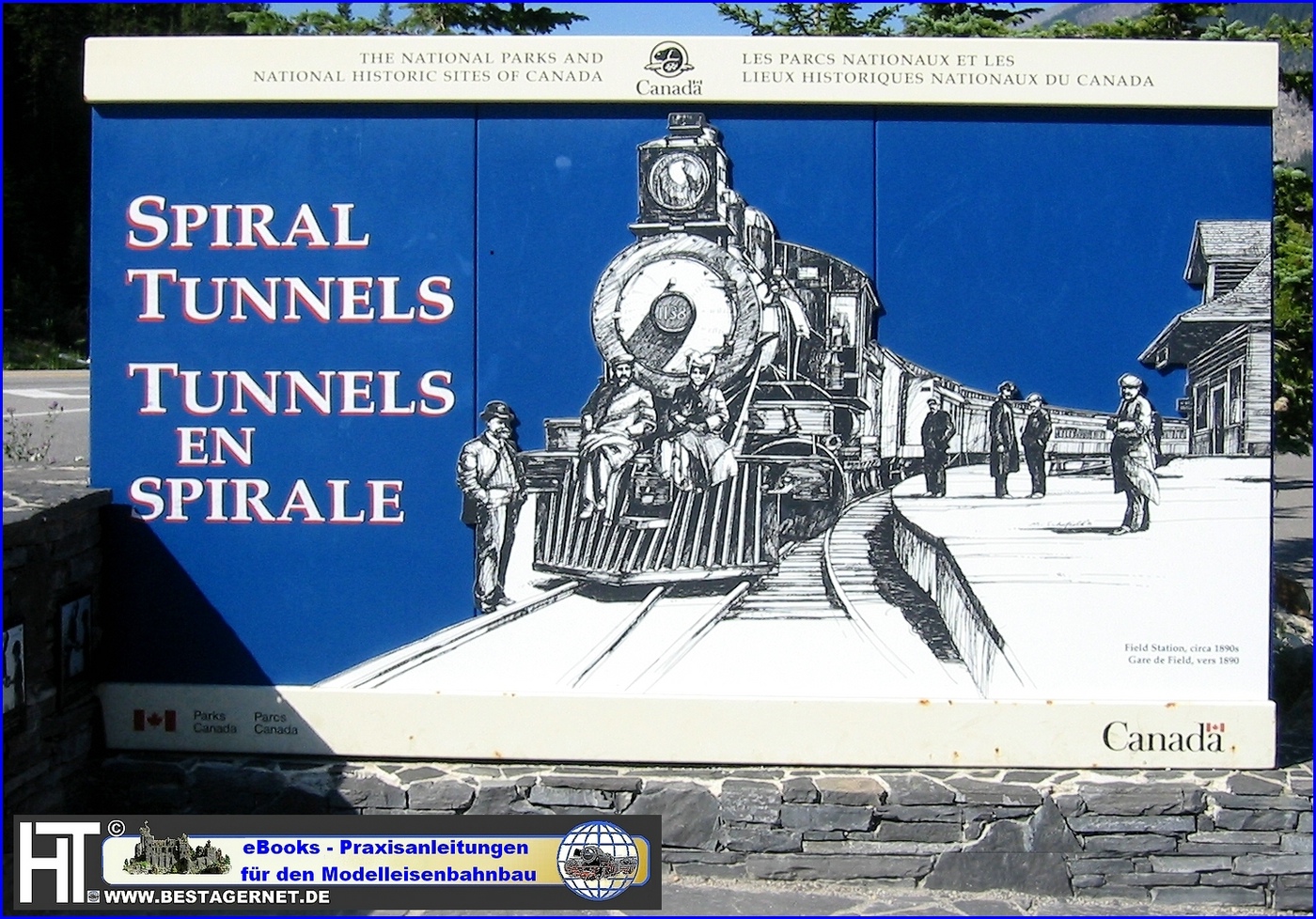 Spiral Tunnels Siral Tunnel Kicking Horse Pass BC